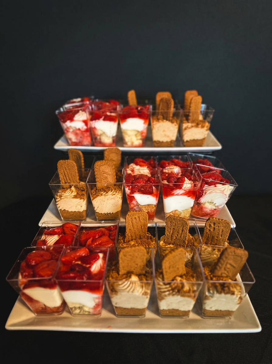 Dessert Shooters & Sweet Treats from the C&C Experience catering menu